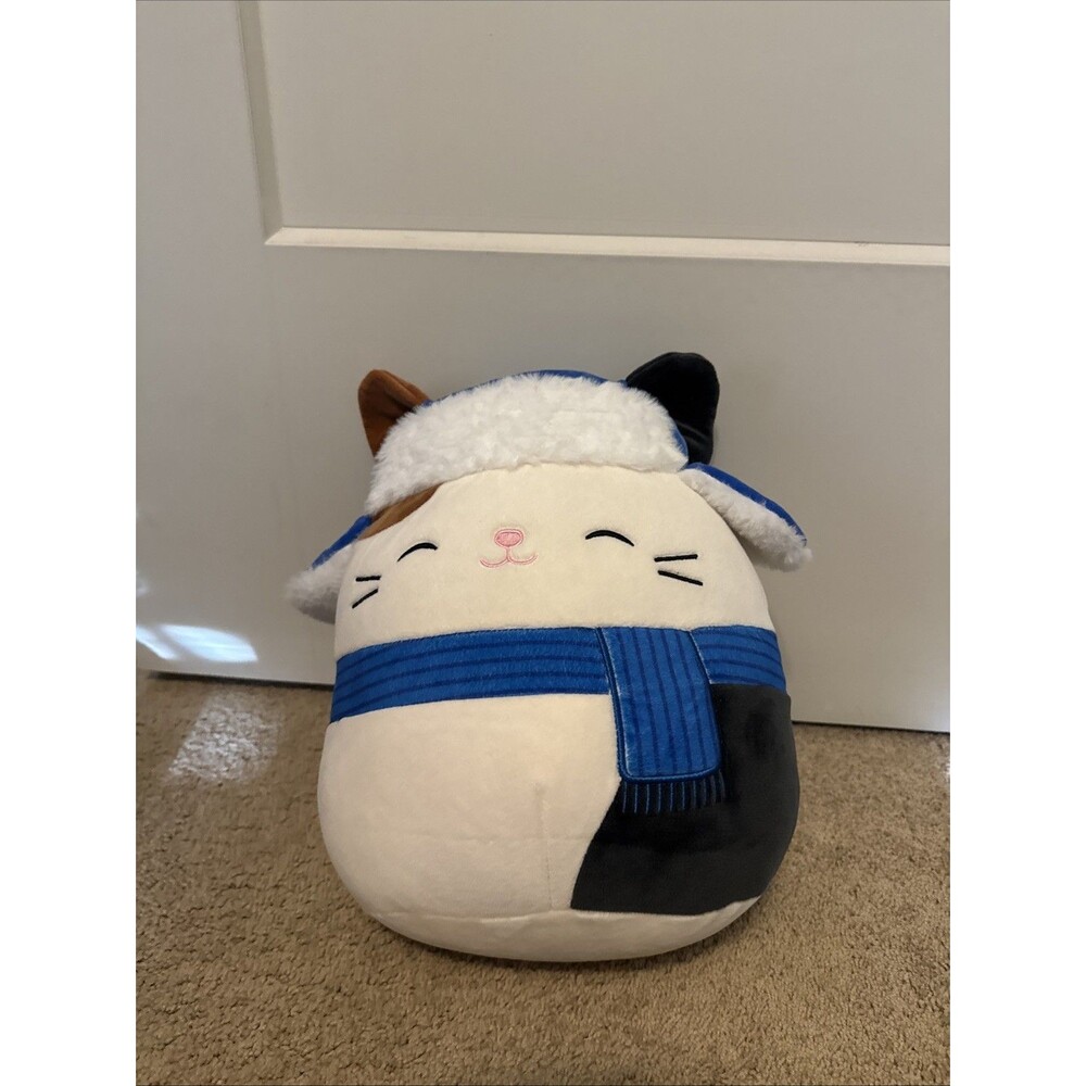 Squishmallows Original 10-Inch Cam The Cat Jazwares Plush Stuffed Animal Winter